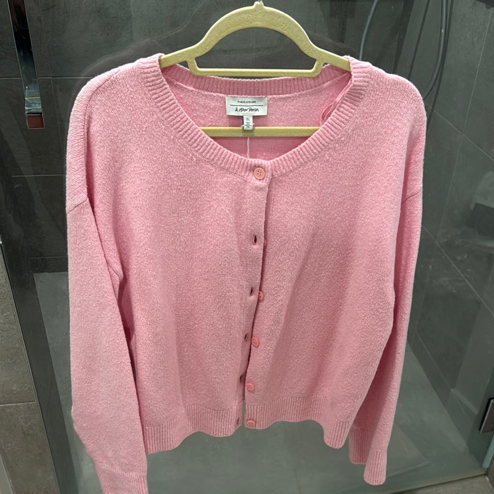 & Other Stories Pink Cardigan Sweater
